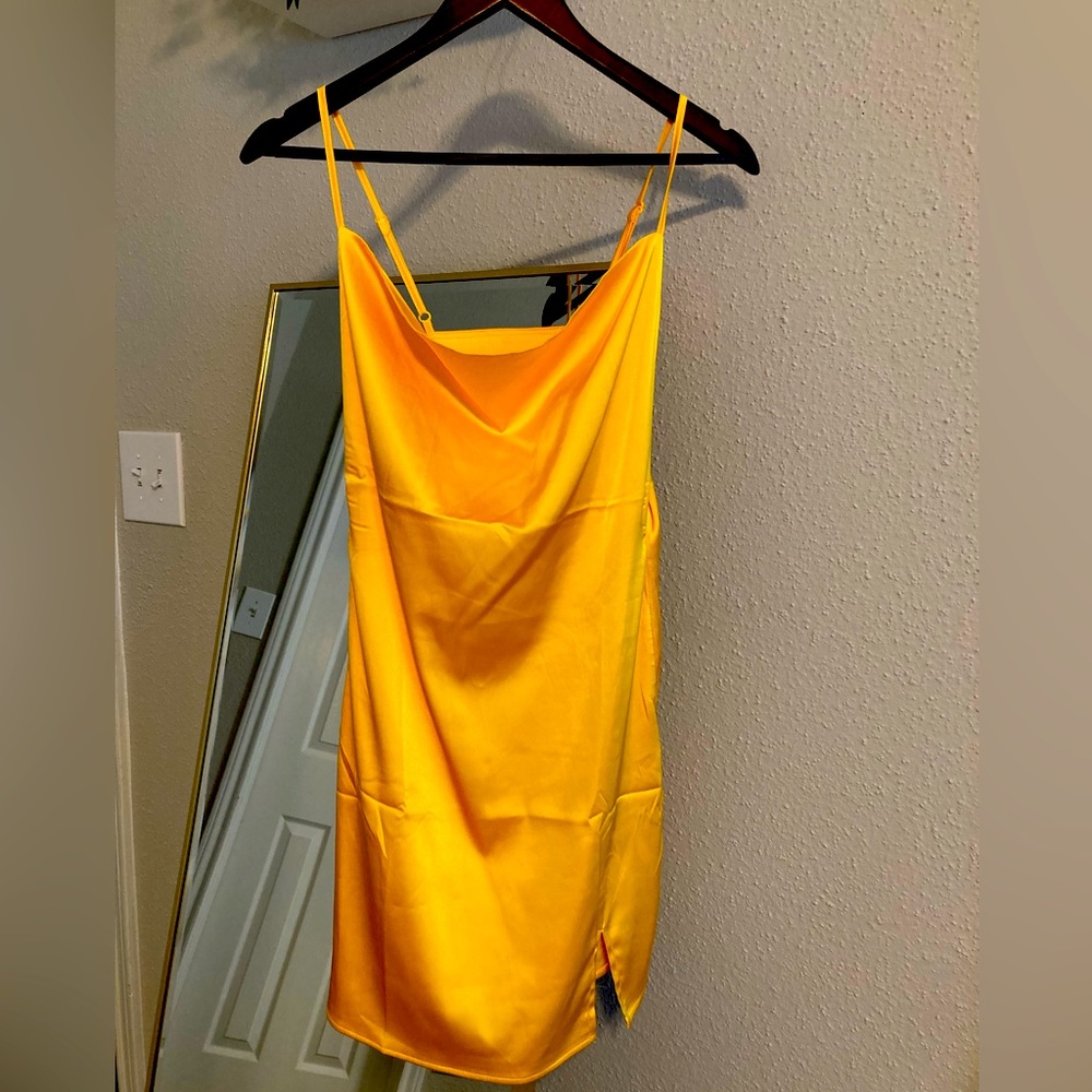 Yellow Bodycon Party Dress - NWT